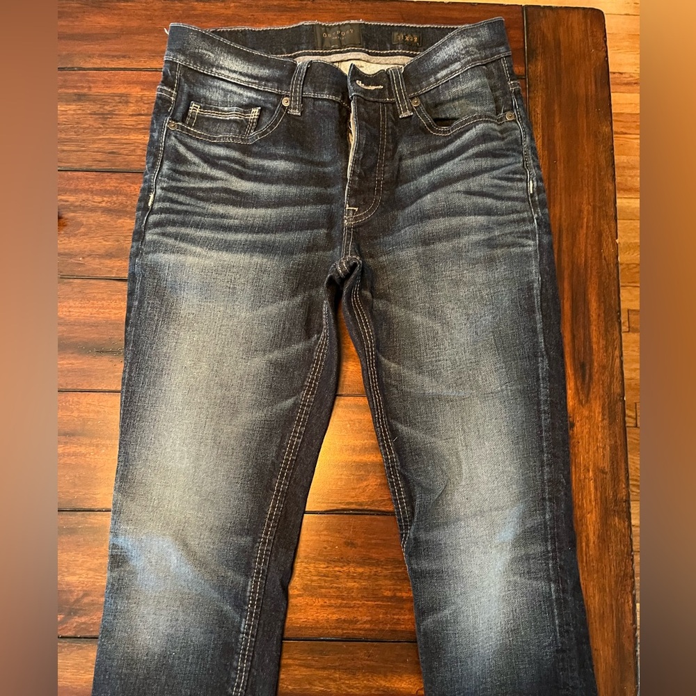Outpost Makers Men’s slim straight cut jeans